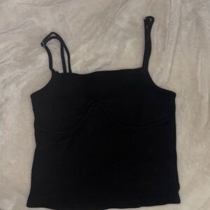 Black corset top